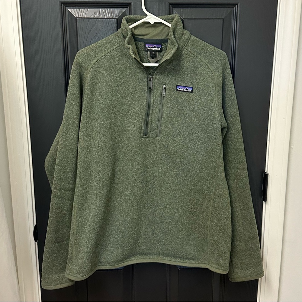 Patagonia Men's Better Sweater® 1/4-Zip Fleece - Industrial Green - Medium